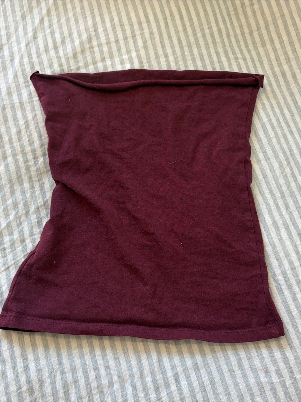 Burgundy Tube Top